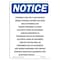 Signmission OSHA Notice, 7" Height, Extremely High Arc Flash Incident Sign, 7" X 5", Portrait OS-NS-D-57-V-12292 - alternate 1